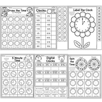 Second Grade Time Worksheets - My Teaching Pal