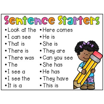 Sentence Writing Worksheets - My Teaching Pal