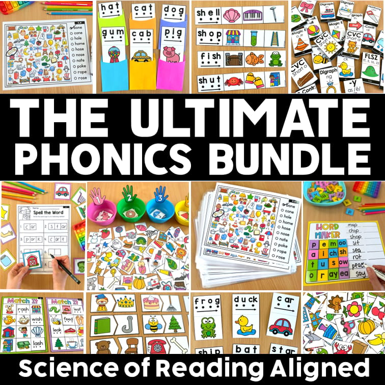 Ultimate Bundle of Phonics Centers Cover