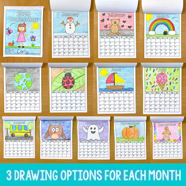 Calendar 2025 Drawing 