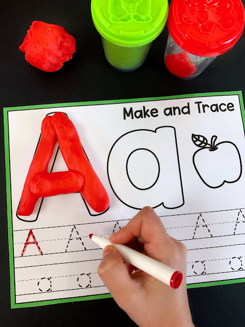 Playdough Letter Formation Center