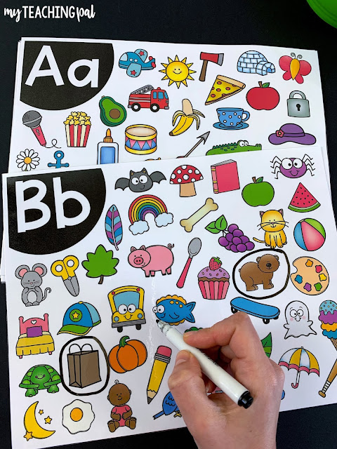 I Spy Alphabet Mats