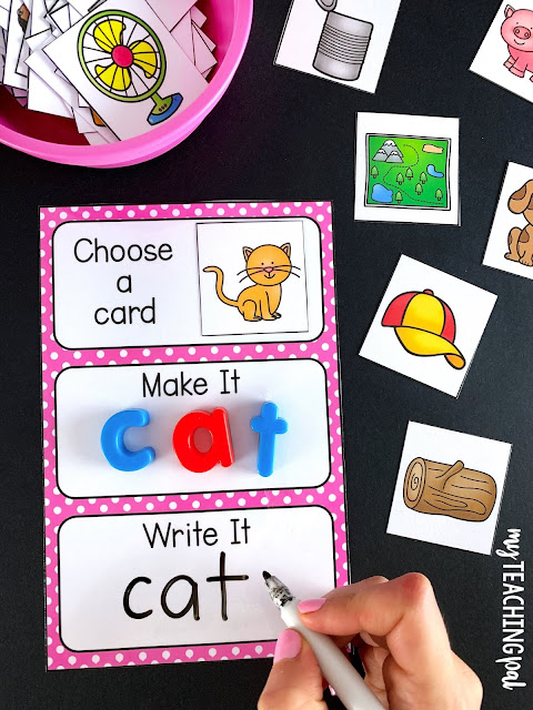 Spelling CVC Words Mat