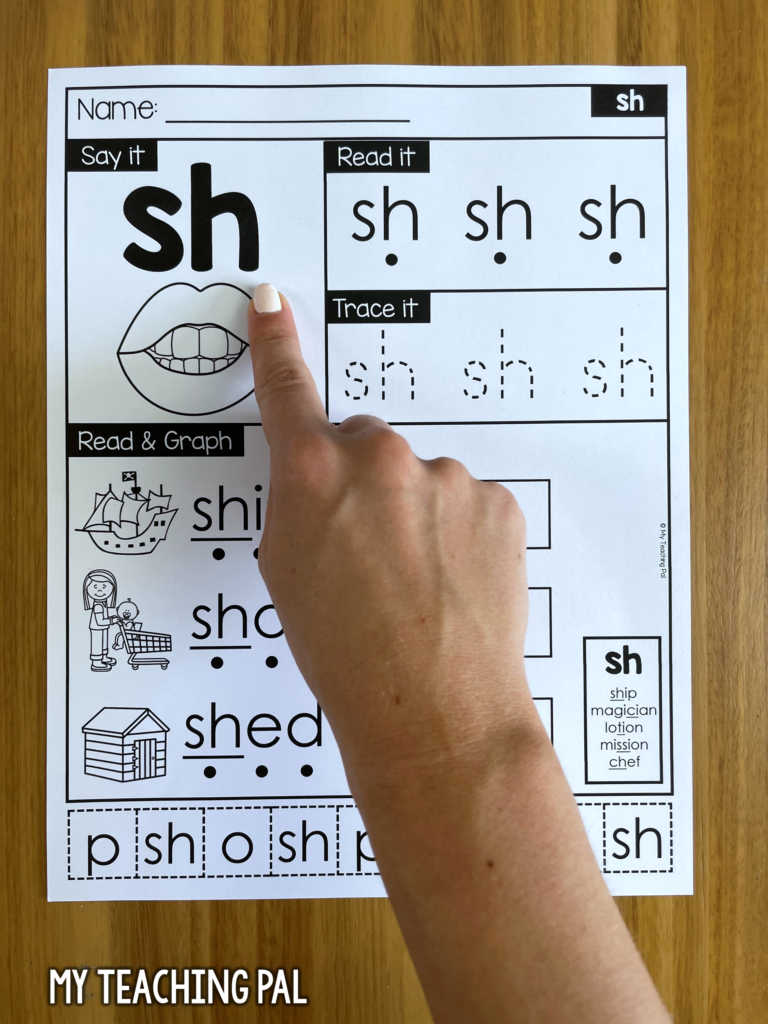 sh sound worksheet