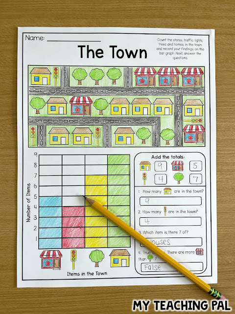 The Town - Bar Graph Worksheet
