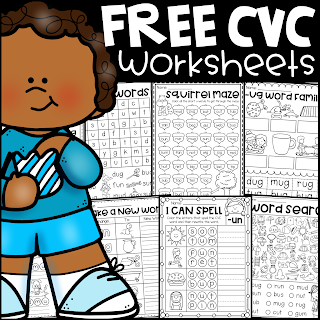 CVC WORKSHEETS