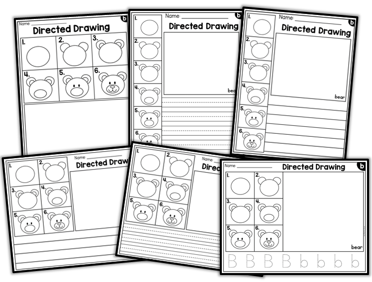 Directed drawing templates