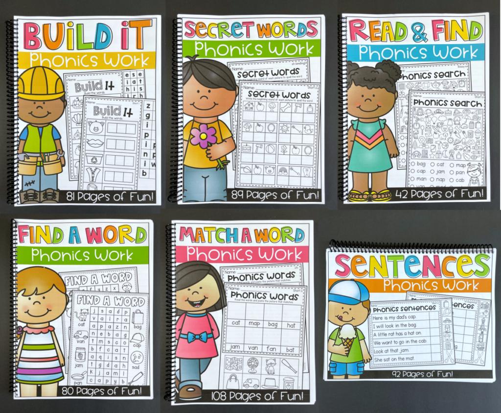 Printable Phonics Booklets