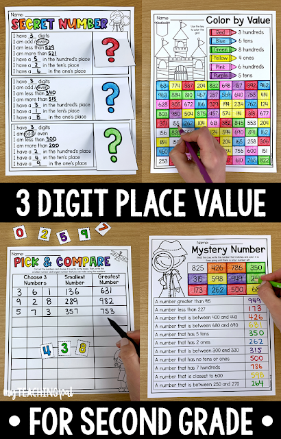 3 Digit Place Value Worksheets