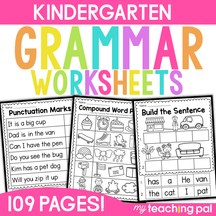 Grammar Worksheets Cover