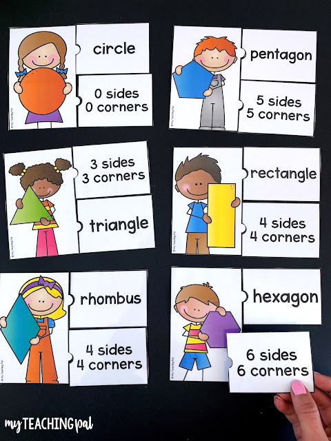 2D and 3D Shapes Puzzle for Shape Attributes